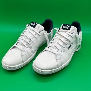 PUMA Men’s White Sneakers – Size 10